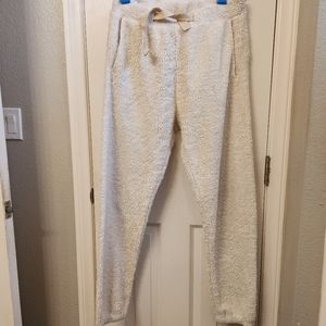 Helmut Lang Off-White Fleece Joggers